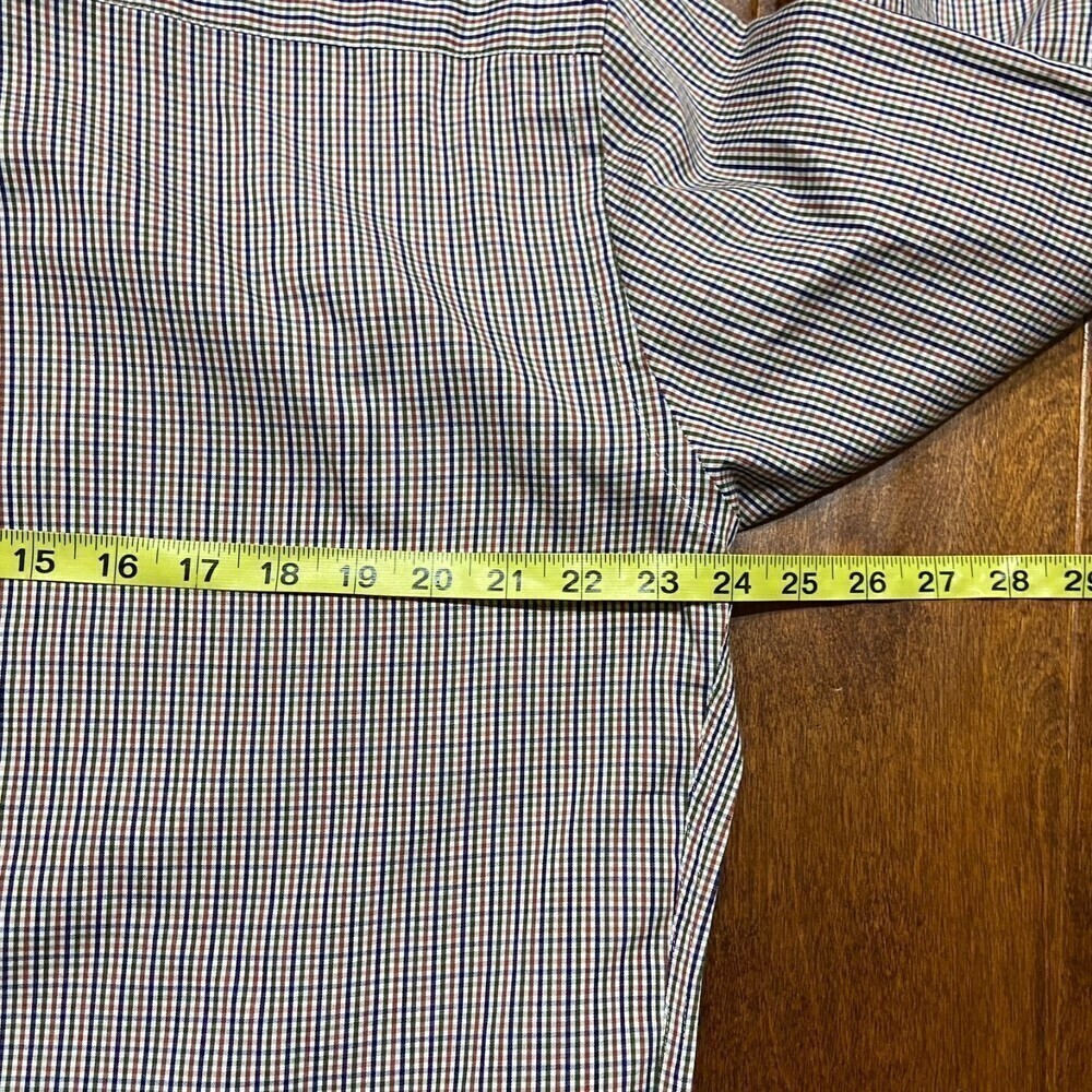 Peter Millar Multicolor Checkered Button Down Dre… - image 8